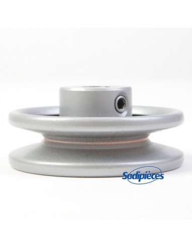 Poulie à gorge en V Ø 76,2 mm. Largeur 23,5 mm