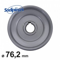 Poulie à gorge en V Ø 76,2 mm. Largeur 24 mm