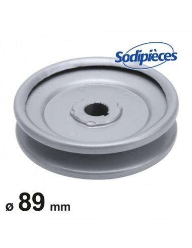 Poulie à gorge en V Ø 89 mm. Largeur 23 mm