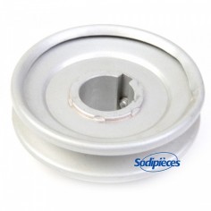 Poulie à gorge en V Ø 89 mm. Largeur 22 mm