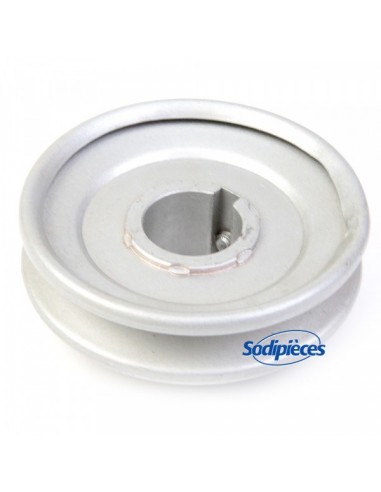 Poulie à gorge en V Ø 89 mm. Largeur 22 mm