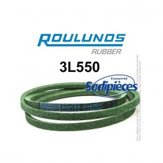 Courroie tondeuse 3L550 Roulunds Continental 9,5 x 6 x 1397 mm 2