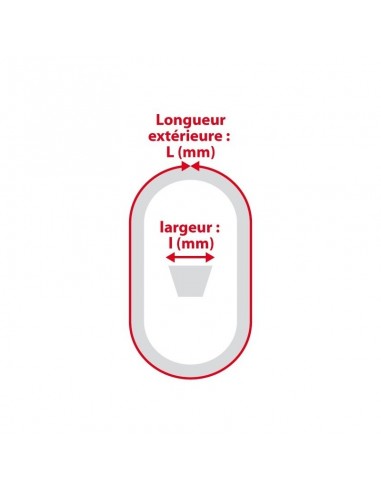 Courroie tondeuse AX53 Trapézoïdale crantée. 13 mm x 1400 mm.