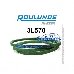 Courroie tondeuse 3L570 Roulunds Continental 9,5 x 6 x 1448 mm 2
