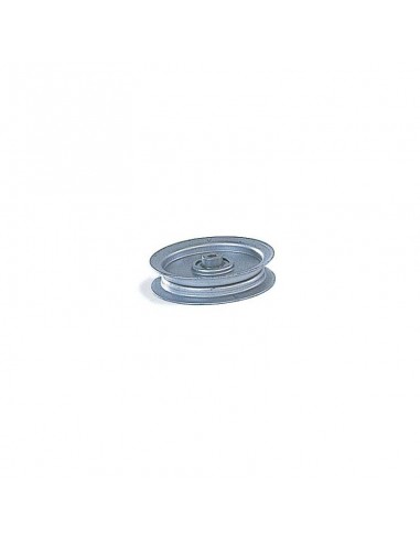 Poulie à gorge plate Ø 102 mm. Ø rebord 122 mm