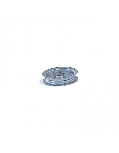 Poulie à gorge plate Ø 102 mm. Ø rebord 122 mm