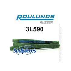 Courroie tondeuse 3L590 Roulunds Continental 9,5 x 6 x 1499 mm 2