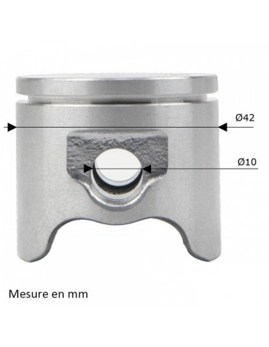 Cylindre piston pour tronconneuse Husqvarna 340, 345, 350. Ø 42 mm. 503 87 000 73, 503 87 02 74