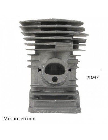 Cylindre piston pour tronconneuse Husqvarna 340, 345, 350. Ø 42 mm. 503 87 000 73, 503 87 02 74