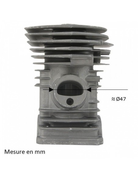Cylindre piston pour tronconneuse Husqvarna 340, 345, 350. Ø 42 mm. 503 87 000 73, 503 87 02 74