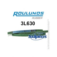 Courroie tondeuse 3L630 Roulunds Continental 9,5 x 6 x 1600 mm 2
