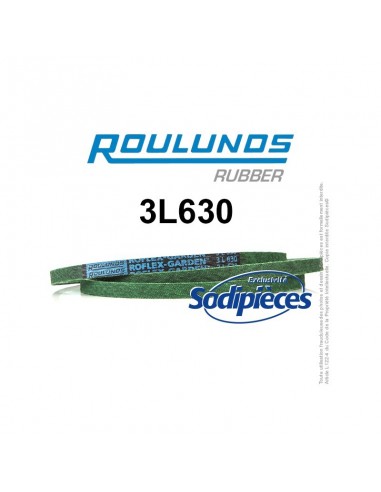 Courroie tondeuse 3L630 Roulunds Continental 9,5 x 6 x 1600 mm