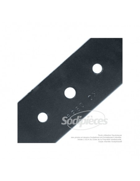 Lame tondeuse 45,7 cm. Al. 10 mm. Pour Oleo Mac