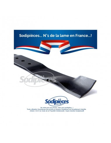 Lame tondeuse 45,7 cm. Al. 10 mm. Pour Oleo Mac