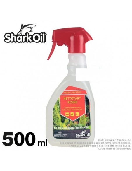 Dissolvant résine. lame taille haie, chaîne. 400 ml
