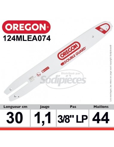 Guide 124MLEA074 OREGON Micro Lite A074. 30 cm