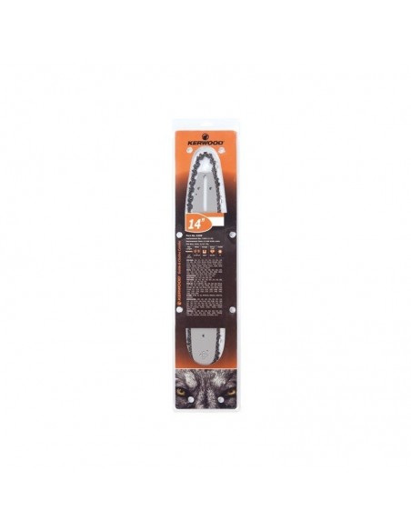 Guide+chaine tronçonneuse Kerwood. 35cm,3/8"LP, 1,3 mm
