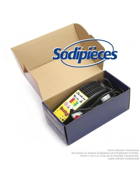 Chargeur de batterie Tecmate 12V 1,8A.