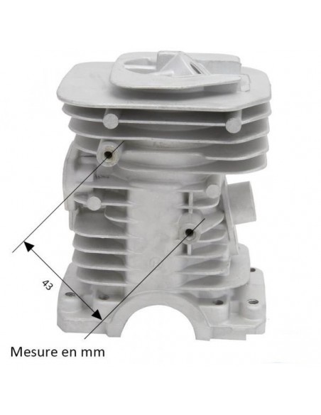 Cylindre tronçonneuse Husqvarna 136 - 137 Ø38 mm