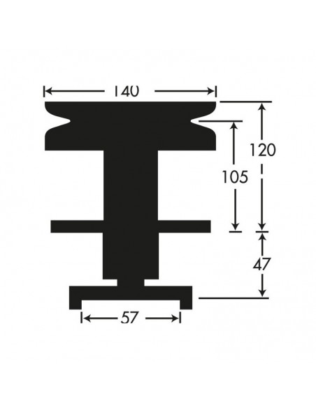 Palier de lame pour AYP 121687X, 105 891 X