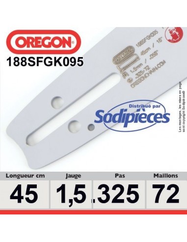 Guide 188SFGK095 OREGON Pro Am D025. 45 cm