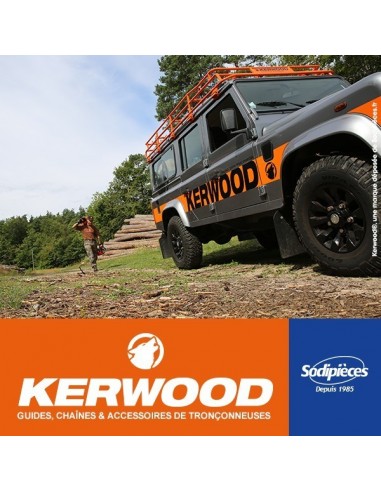 Chaîne tronçonneuse KERWOOD 40 maillons 3/8"LP, 1,3mm, modèle semi carrée