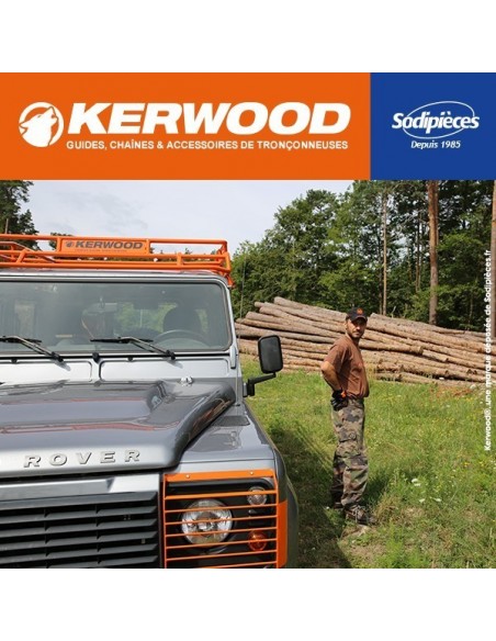 Chaîne tronçonneuse KERWOOD 53 maillons 3/8"LP, 1,3mm, modèle semi carrée