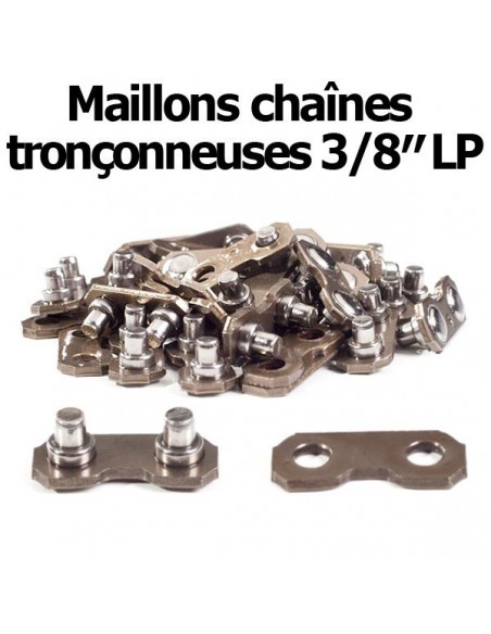 Maillons de chaîne tronçonneuse 3/8 LP. 20 maillons