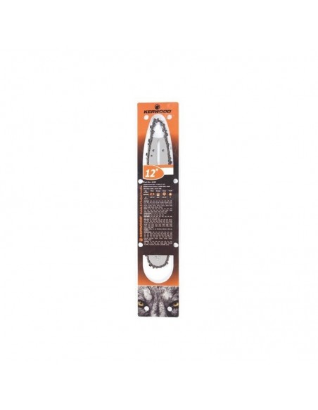 Guide+chaine tronçonneuse Kerwood. 30cm, 3/8"LP 1,3 mm