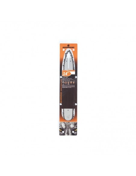 Guide+chaine tronçonneuse Kerwood. 35cm, 3/8"LP 1,3 mm