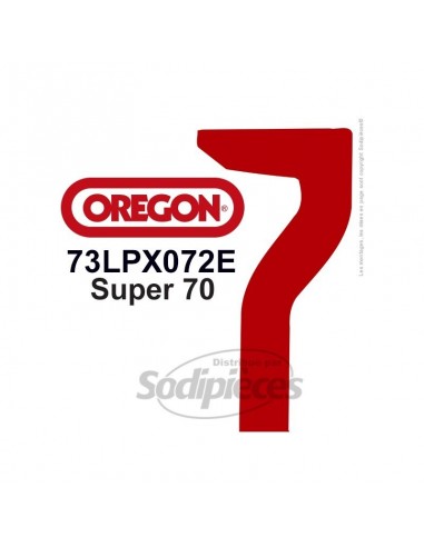 Chaîne 73LPX072E OREGON Super 70. 3/8". 1,5mm. 72 maillons