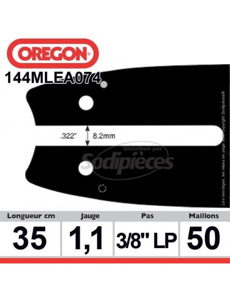 Guide 144MLEA074 OREGON Micro Lite A074. 35 cm