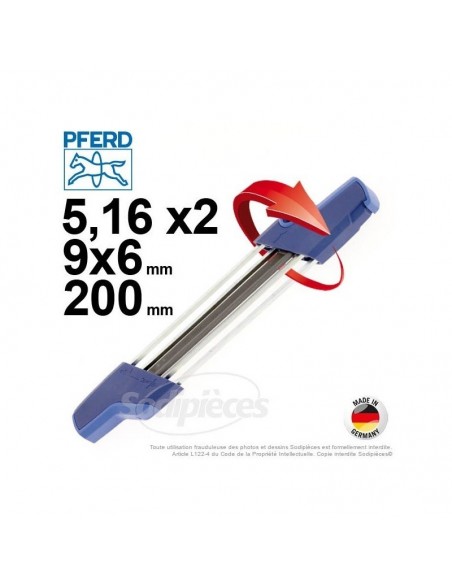 Chain Sharp CS-X 5,16 pour chaîne 3/8". Affûteuse de chaîne réversible Pferd.