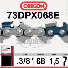 Chaîne tronçonneuse 73DPX068E OREGON S-70. 3/8. 1,5mm. 68 maillons"
