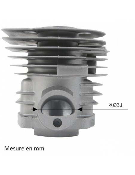 Cylindre piston pour tronconneuse Husqvarna 340, 345, 350. Ø 44 mm. 503 86 99 71