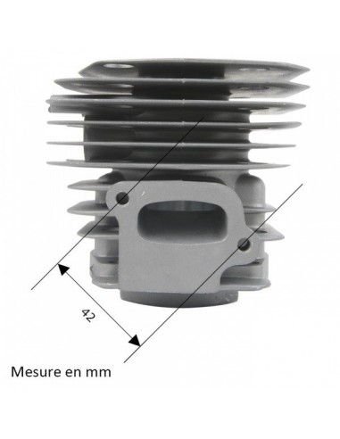 Cylindre piston pour tronconneuse Husqvarna 340, 345, 350. Ø 44 mm. 503 86 99 71