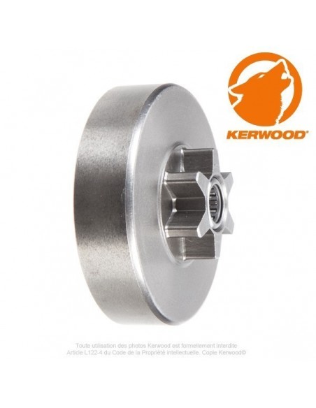 Pignon HOMELITE tronçonneuse étoile 3/8LP 6 dents. "