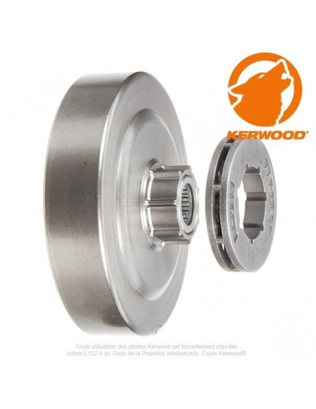Pignon kerwood pour HUSQVARNA étoile 0,325 8 dents. "