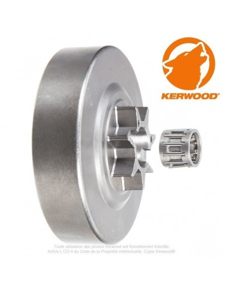 Pignon étoilé 404 Oleo Mac, Stihl 7 dents "