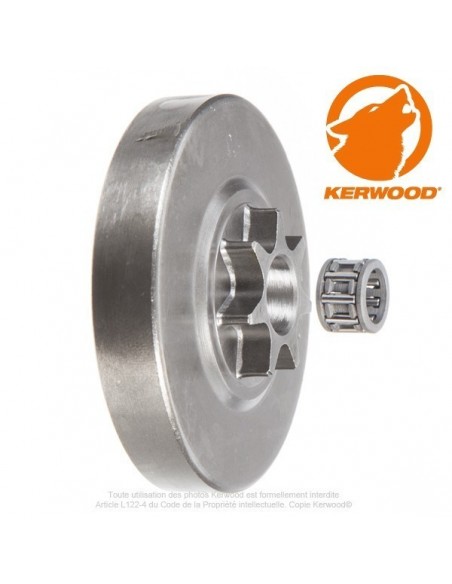 Pignon kerwood pour ECHO étoile 0,325. 7 dents. "