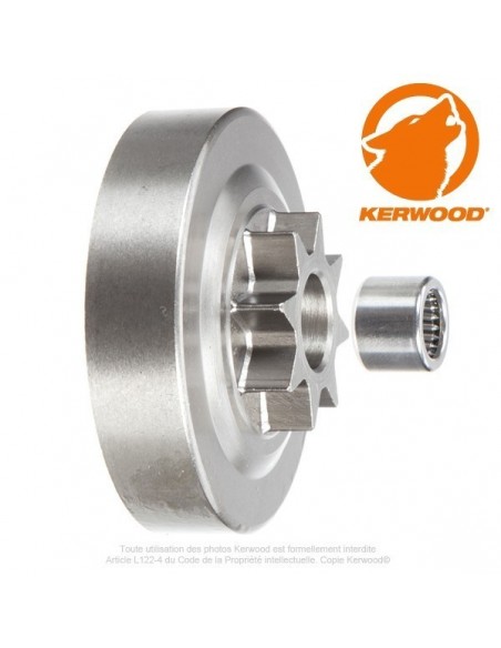 Pignon kerwood pour HUSQVARNA étoile 0,325 8 dents. "