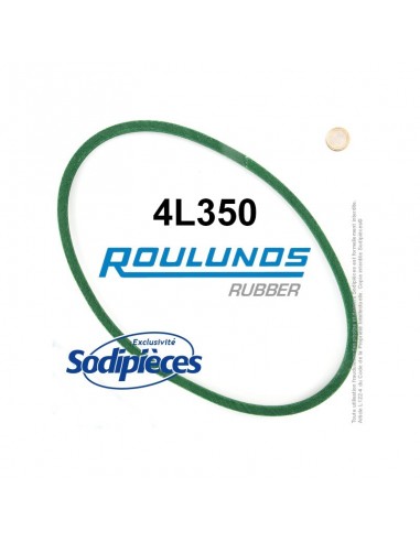 Courroie tondeuse 4L350 Roulunds Continental 12,7 x 7,2 x 889 mm