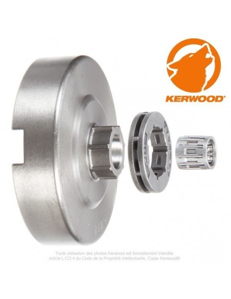 Pignon kerwood pour SOLO étoile 0,325. 7 dents. "