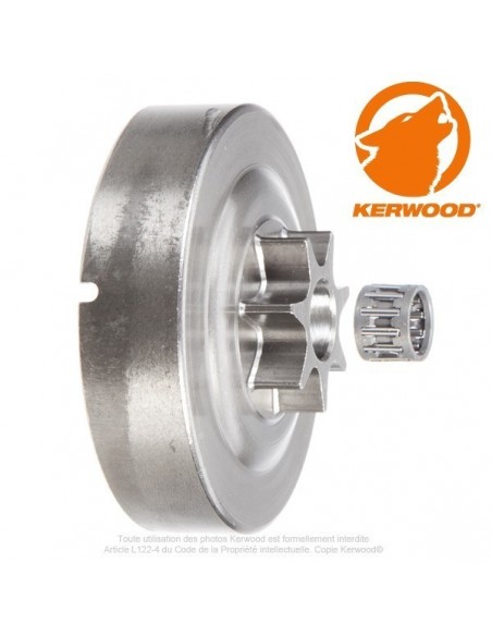 Pignon kerwood pour Stihl étoile 0,325. 7 dents. "