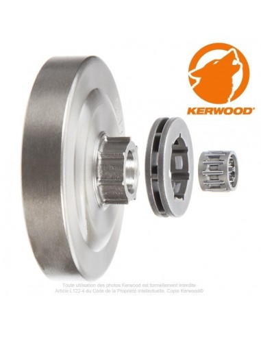 Pignon kerwood pour Stihl étoile 0,325. 7 dents. "