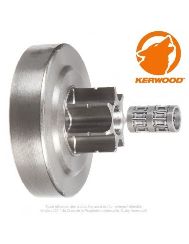 Pignon kerwood pour Stihl étoile 0,325. 7 dents. "