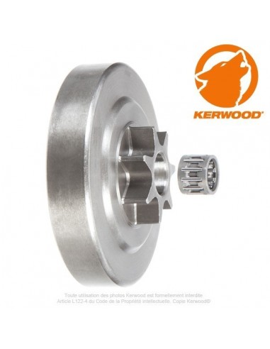 Pignon kerwood pour Stihl étoile 0,325. 7 dents. "