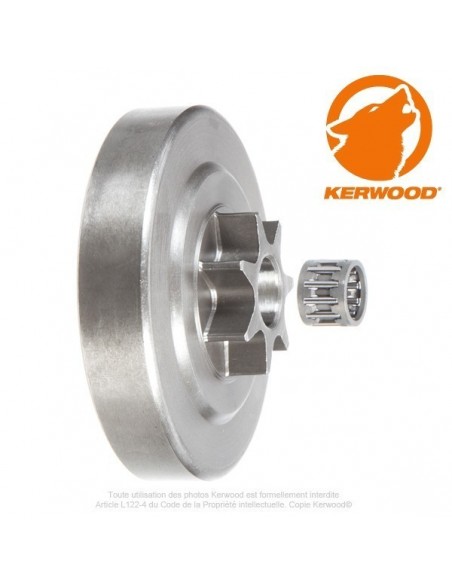 Pignon kerwood pour Stihl étoile 0,325. 7 dents. "