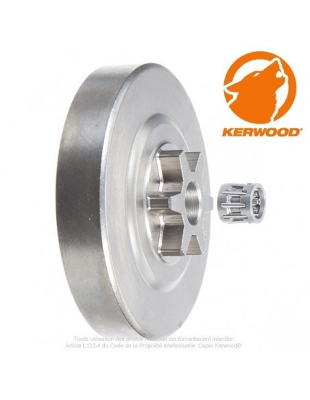 Pignon STIHL tronçonneuse étoile 3/8LP 6 dents. "