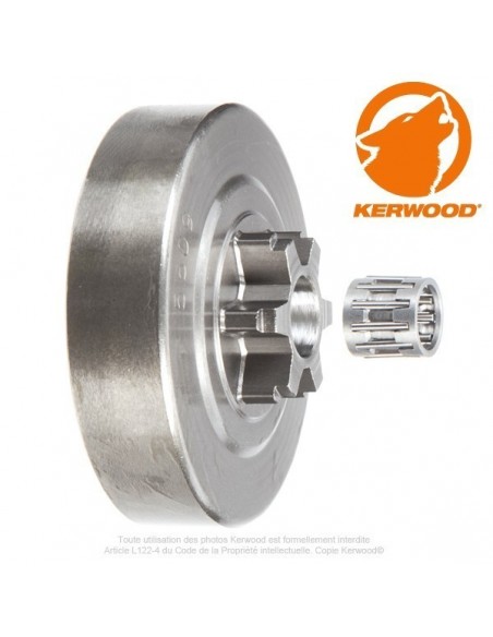 Pignon STIHL tronçonneuse étoile 3/8LP 6 dents. "